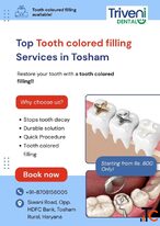 Tooth-Coloured Filling Treatment in Tosham Triveni Dental
