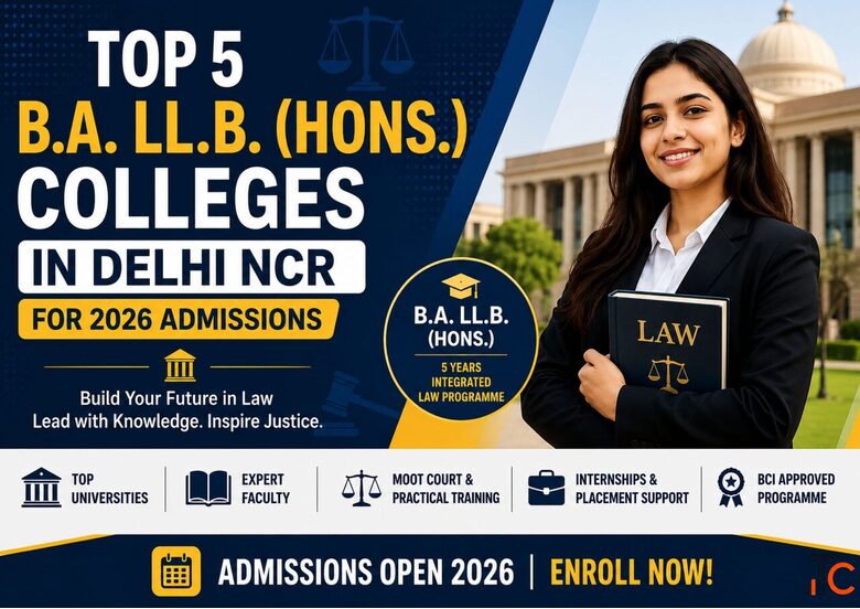 Top 5 B.A. LL.B. Hons. Colleges in Delhi NCR for 2026 Admissions