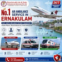 Panchmukhi Air Ambulance in Ernakulam Provides an Advanced ICU Setup
