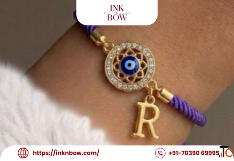 Get Inknbow Personalized Evil Eye Amulet Rakhi for Protective Blessing