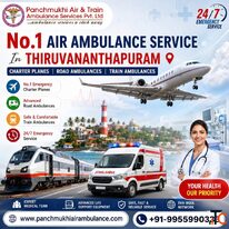 Get Panchmukhi Air Ambulance in Thiruvananthapuram for Advanced Patient Transfer