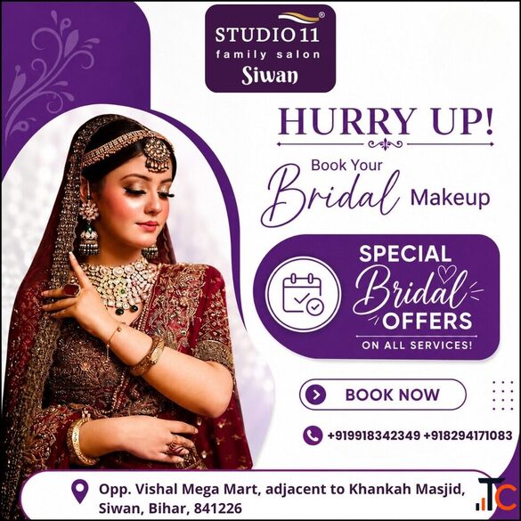 Family Salon in Siwan for Bridal Beauty and Skin Care Experts