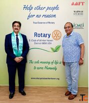 Dr. Sandeep Marwah Assumes Office as President of Rotary E-Club of Winter Haven FloridaUSA