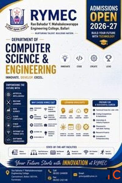 Top Engineering College in Ballari Karnataka RYMEC CSE