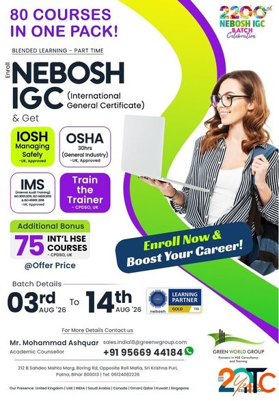 NEBOSH IGC Course in Bhagalpur