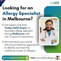 Best Allergy Specialist in Melbourne Ayurvedic Allergy Treatment IAFA Ayurveda
