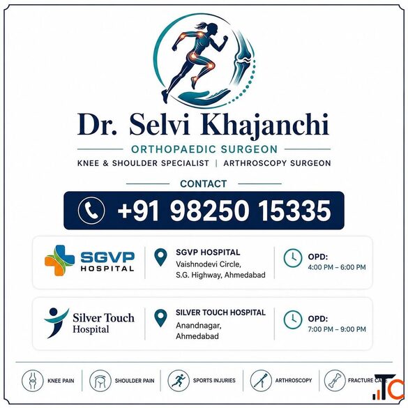 Dr. Selvi Khajanchi Orthopedic Surgeon in Ahmedabad