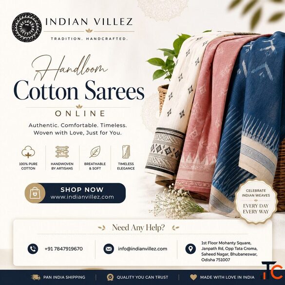 Handloom Cotton Sarees Online
