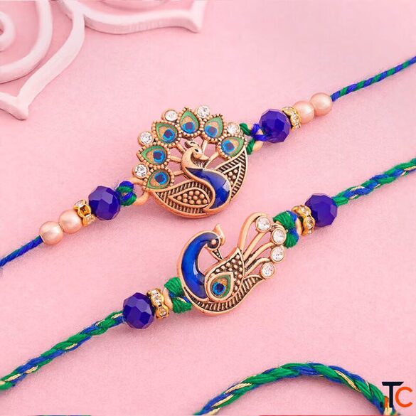 Send Rakhi Set of 234 and 5 to India with Fast Delivery
