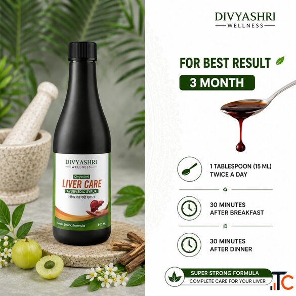 Ayurvedic Liver Care Syrup 500ml - Natural Tonic
