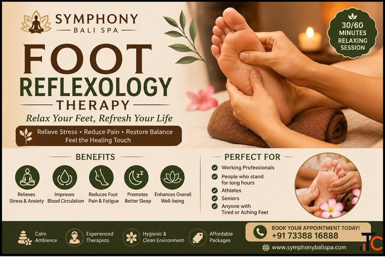 Foot Reflexology Therapy at Symphony Bali Spa