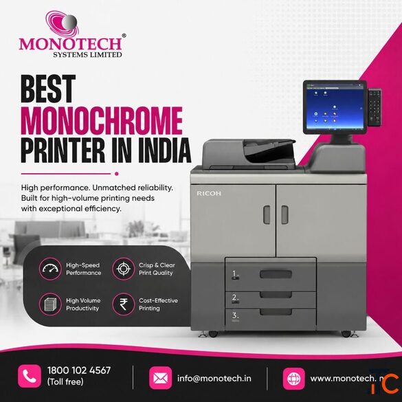 Choose the Best Monochrome Printer in India Monotech