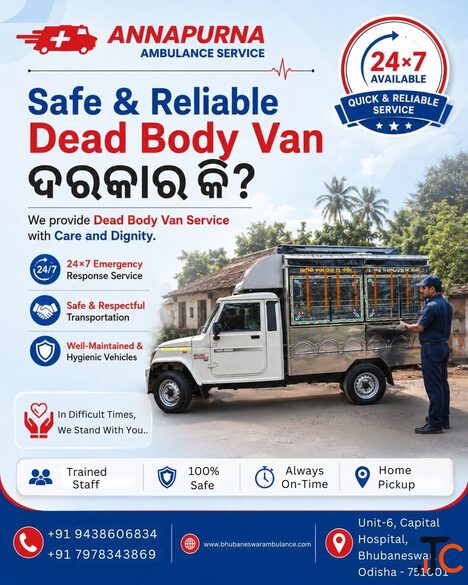 Professional Dead Body Van in Bhubaneswar