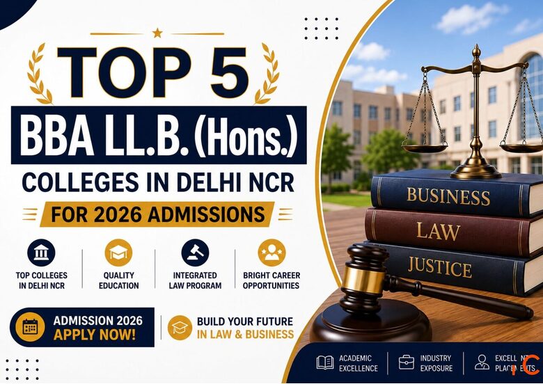 Top 5 BBA LL.B. Hons. Colleges in Delhi NCR for 2026 Admissions