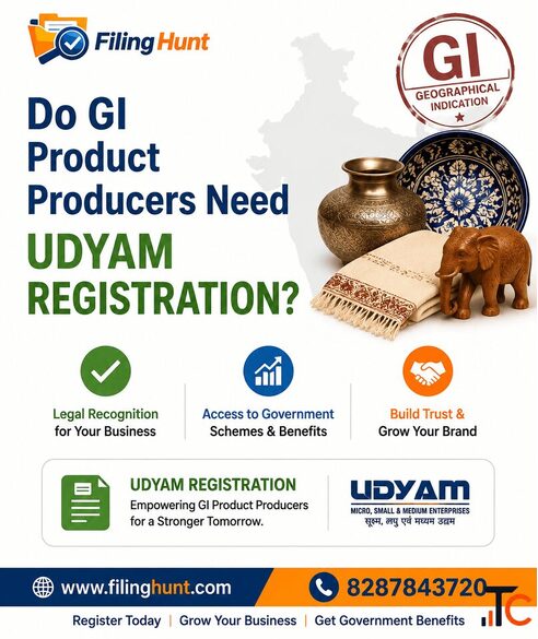 Do GI Product Producers Need UDYAM Registration