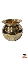 Brass Kalash Medium Size Traditional Brown 20 cm Height