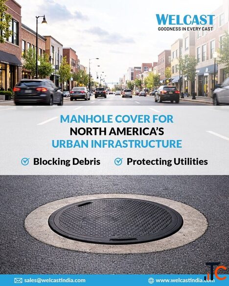 Ductile Iron Manhole Cover Manufacturer Exporter - Welcast India