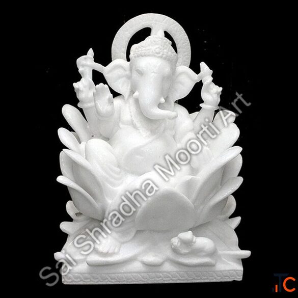Where to Buy Affordable Custom Size Ganesh Marble Statues for Home and Temples