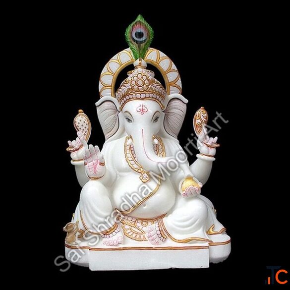 Where to Buy Affordable Custom Size Ganesh Marble Statues for Home and Temples