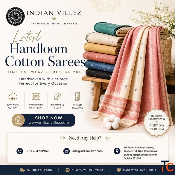Latest Handloom Cotton Sarees