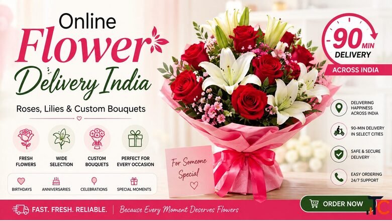 Express Flower Delivery in India Order Before 4 PM for Same-Day Arrival