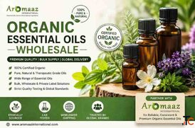 Organic Essential Oils Wholesale Premium Bulk Supply by Aromaaz International