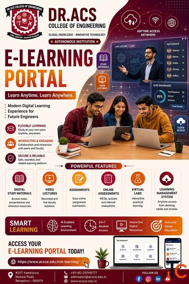 E-Learning - bangalore top engineering colleges ACSCE