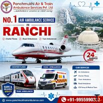 Panchmukhi Emergency Air Ambulance in Ranchi - ICU Transport Services with Advanced features