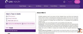 Book HbA1c Test in Delhi at Best Price Free Home Sample Collection