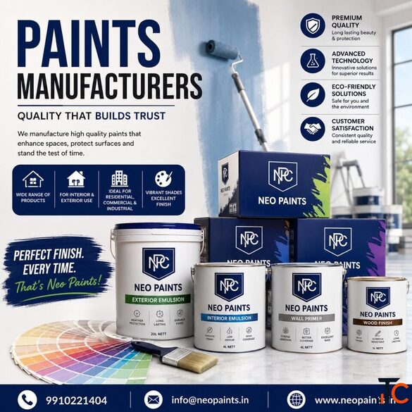 Trusted Paints Manufacturers for Premium Coatings Neo Paints