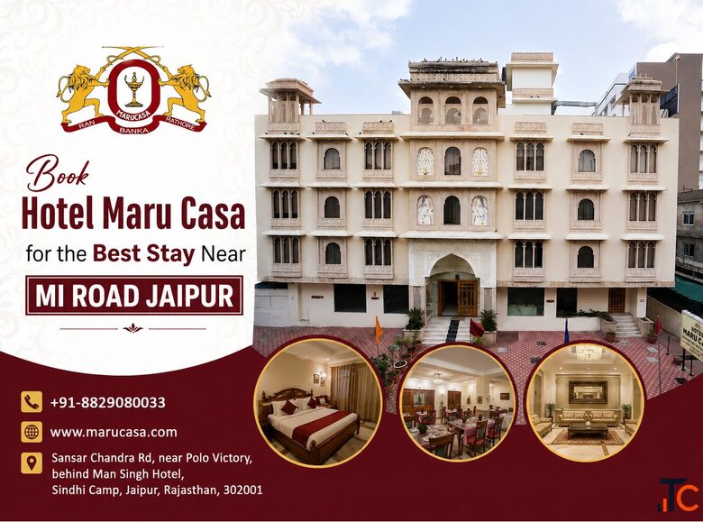 Book Hotel Maru Casa for the Best Stay Near MI Road Jaipur