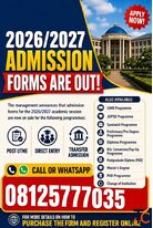 Western Delta University Oghara Delta State. Direct Entry 202627 Admission Form TRANSFER form POST U