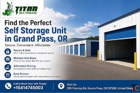 Self storage unit in Grants Pass with Secure Flexible Rentals