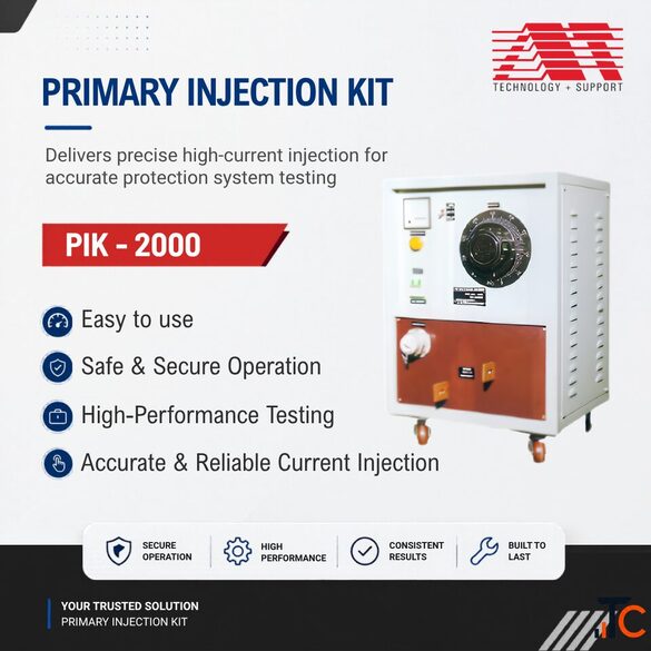 Primary Injection Kit - High Current Testing for Substations Switchgear