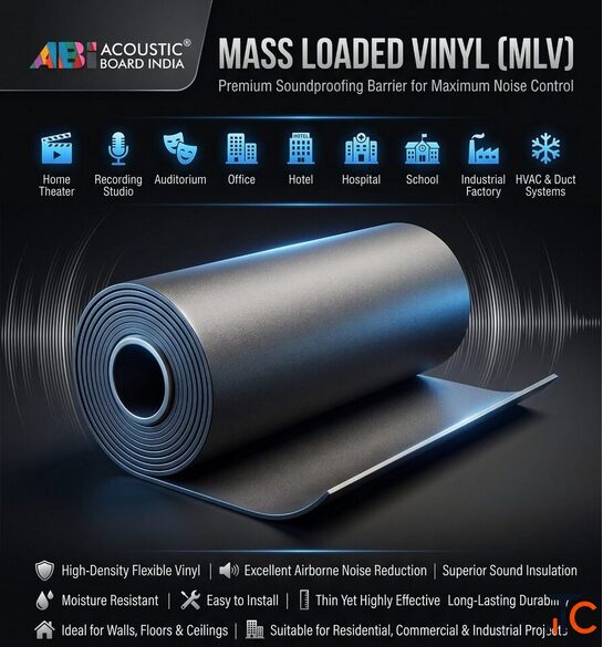 Mass Loaded Vinyl MLV Sheet Price in India Soundproofing Material for Walls