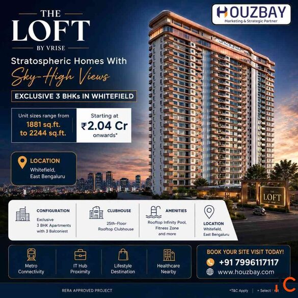 3 BHK Flats in Whitefield Bangalore Top real estate companies in Bangalore