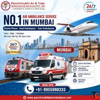 Panchmukhi ICU Air Ambulance in Mumbai - Emergency Patient Transfer Arranged without delay