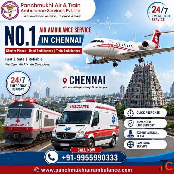 Panchmukhi Best Patient Shifting Ambulance in Chennai - Exceptional and Unwavering Repatriation Supp