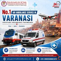 Panchmukhi Hi Tech Air Ambulance in Varanasi - Secured and Medically Balanced Repatriation Offered
