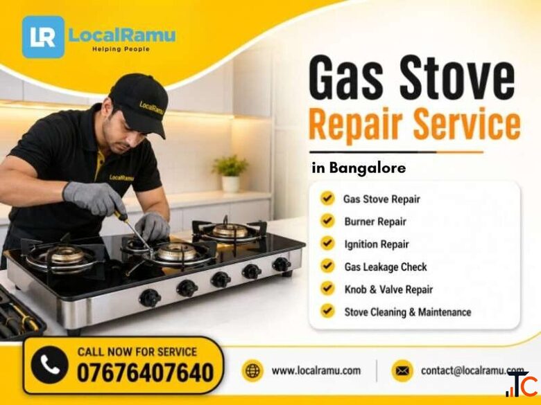 Get Your Gas Stove Fixed By LocalRamu Services in Bengaluru