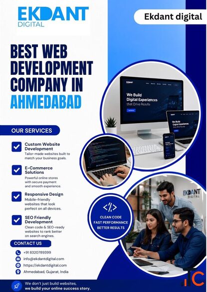 Build Your Online Presence with the Best Web Development Company in Ahmedabad