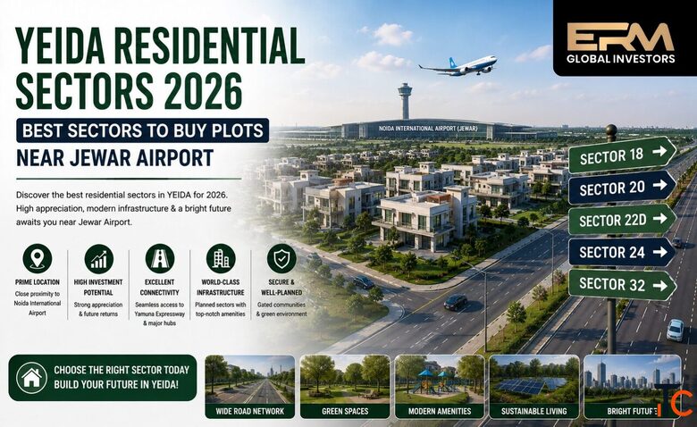 YEIDA Residential Sectors 2026 Best Sectors to Buy Plots Near Jewar Airport