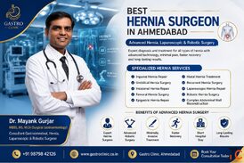 Best Surgical Gastroenterologist for Hernia in Ahmedabad