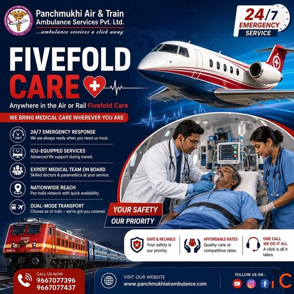 Panchmukhi Train Ambulance in Patna- Bringing care everywhere
