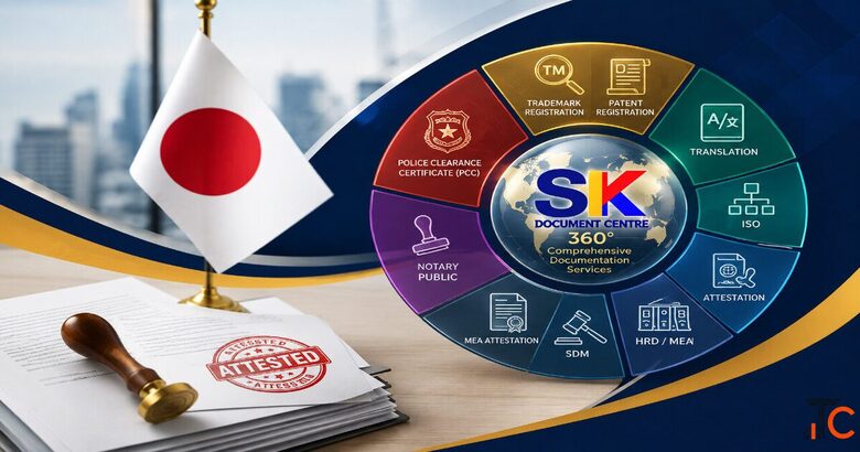 JAPAN Embassy Attestation in Delhi SK Document Centre
