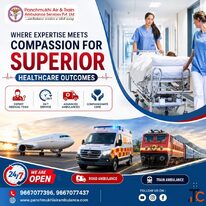 Panchmukhi ICU Train Ambulance in Patna - Emergency life support onboard