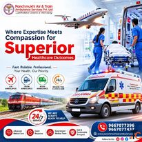 Panchmukhi Affordable Train Ambulance from Ranchi- Advanced ICU train service
