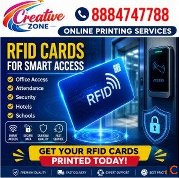 Order Premium RFID Cards Online Printing Services pvc RFID Cards 501