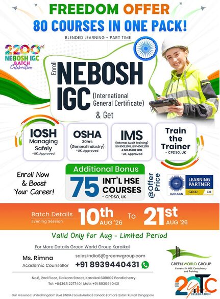 NEBOSH IGC Course in Kancheepuram