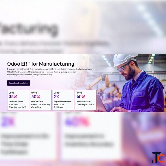 Odoo ERP Solutions for Manufacturing Industry by Ksolves